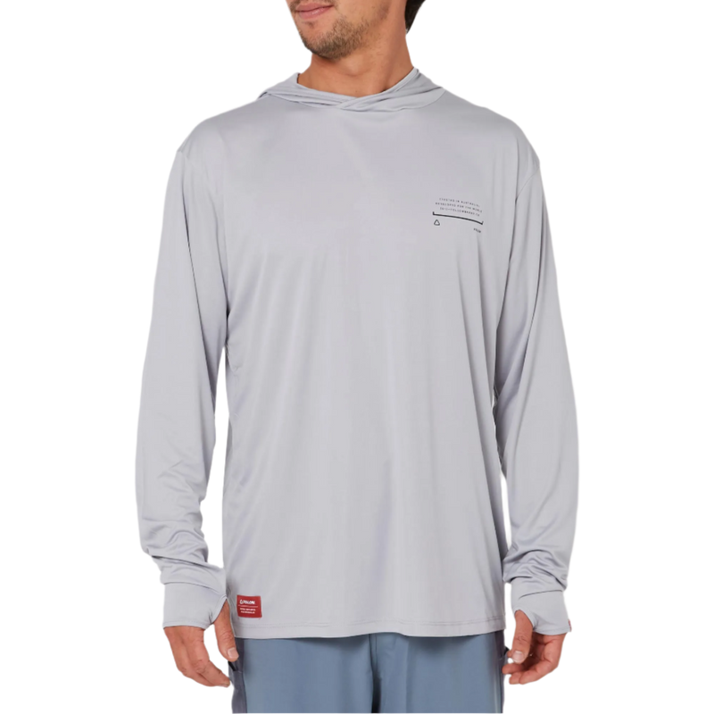 Follow Sun Hood L/S - Light Grey-1