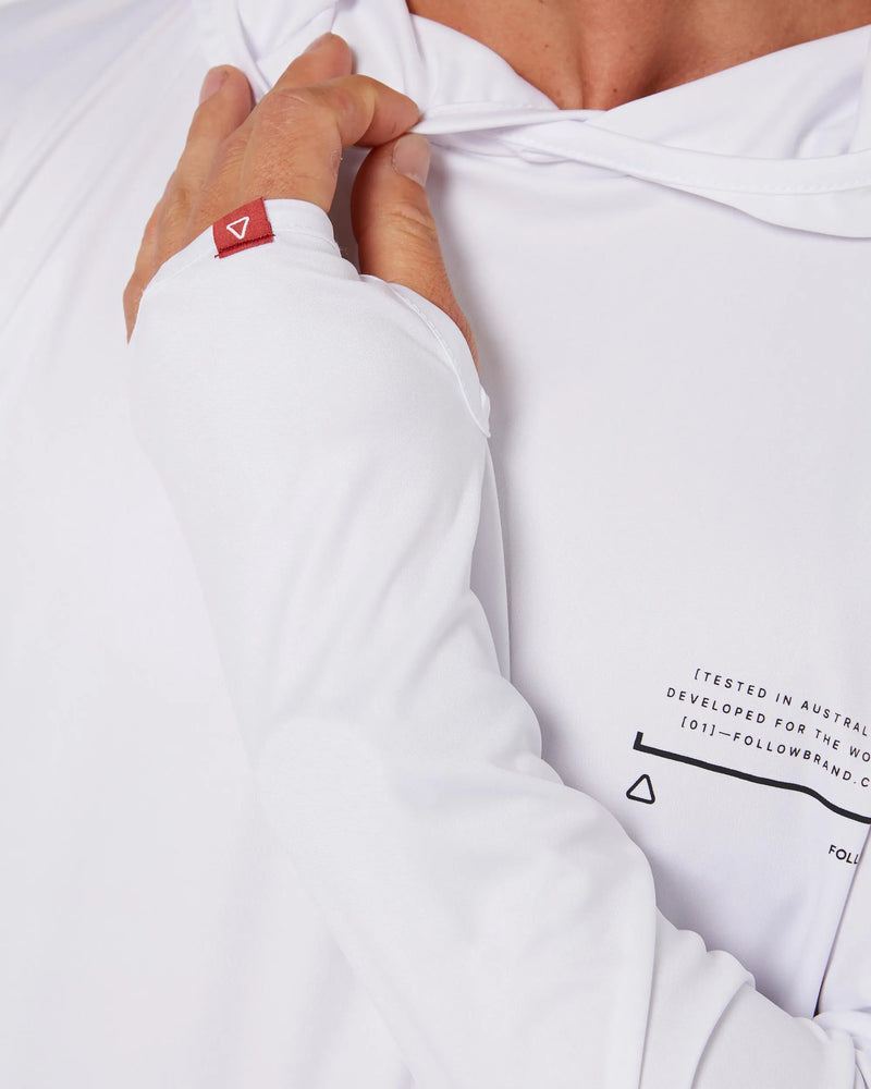 Follow Sun Hood L/S - White-7