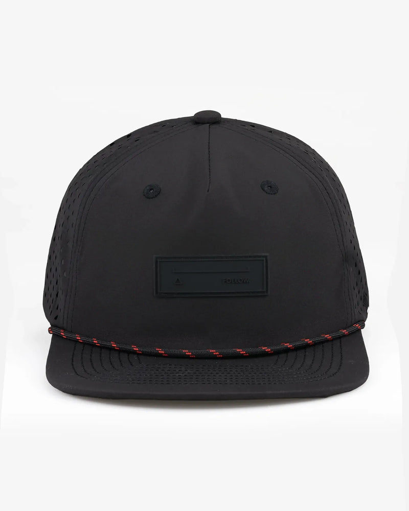 Follow Captain Hat - Black-3