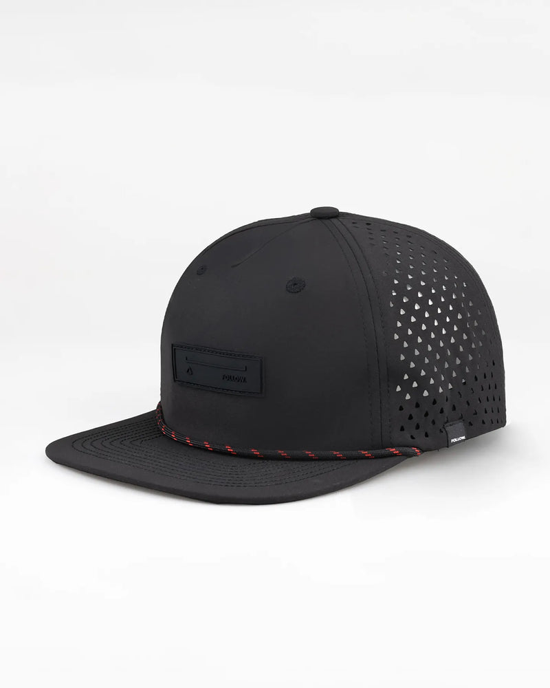 Follow Captain Hat - Black-5
