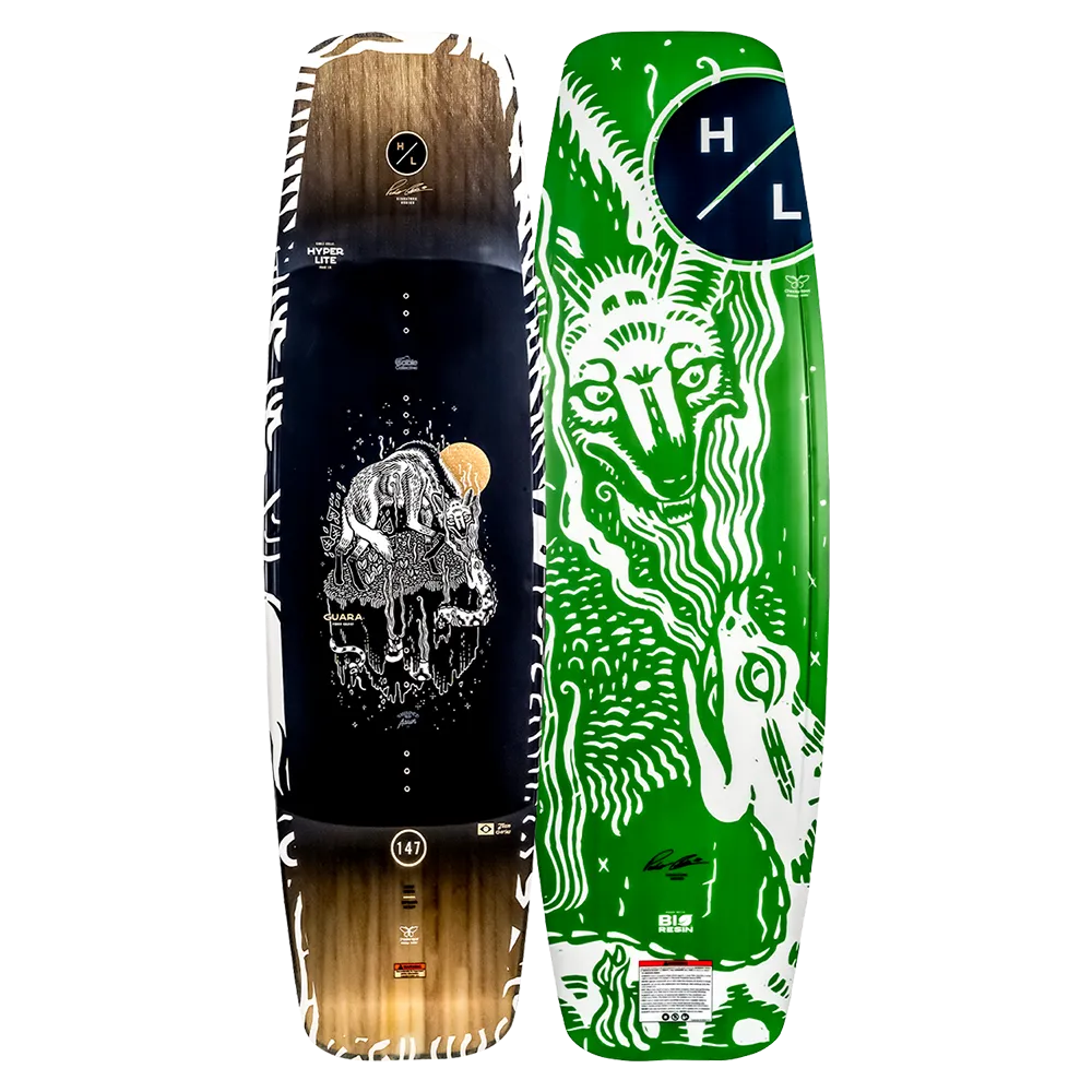 The Hyperlite Guara is your dream wakeboard! Insane graphics, solid shape and exceptional quality. Shop now at BoardLab!