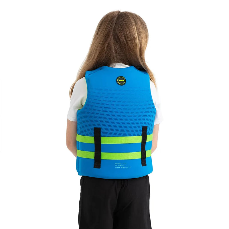 Jobe Neoprene Life Vest Kids  Blue back