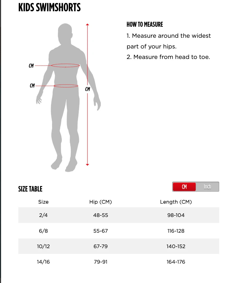 JOBE Swim Short Kids-12