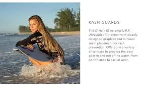 O’Neill SIDE PRINT L/S rash guard women