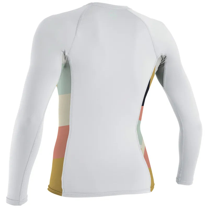 O’Neill SIDE PRINT L/S rash guard women