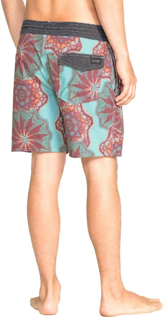 Volcom PCS STAR SHIELDS STONEY board short packet back