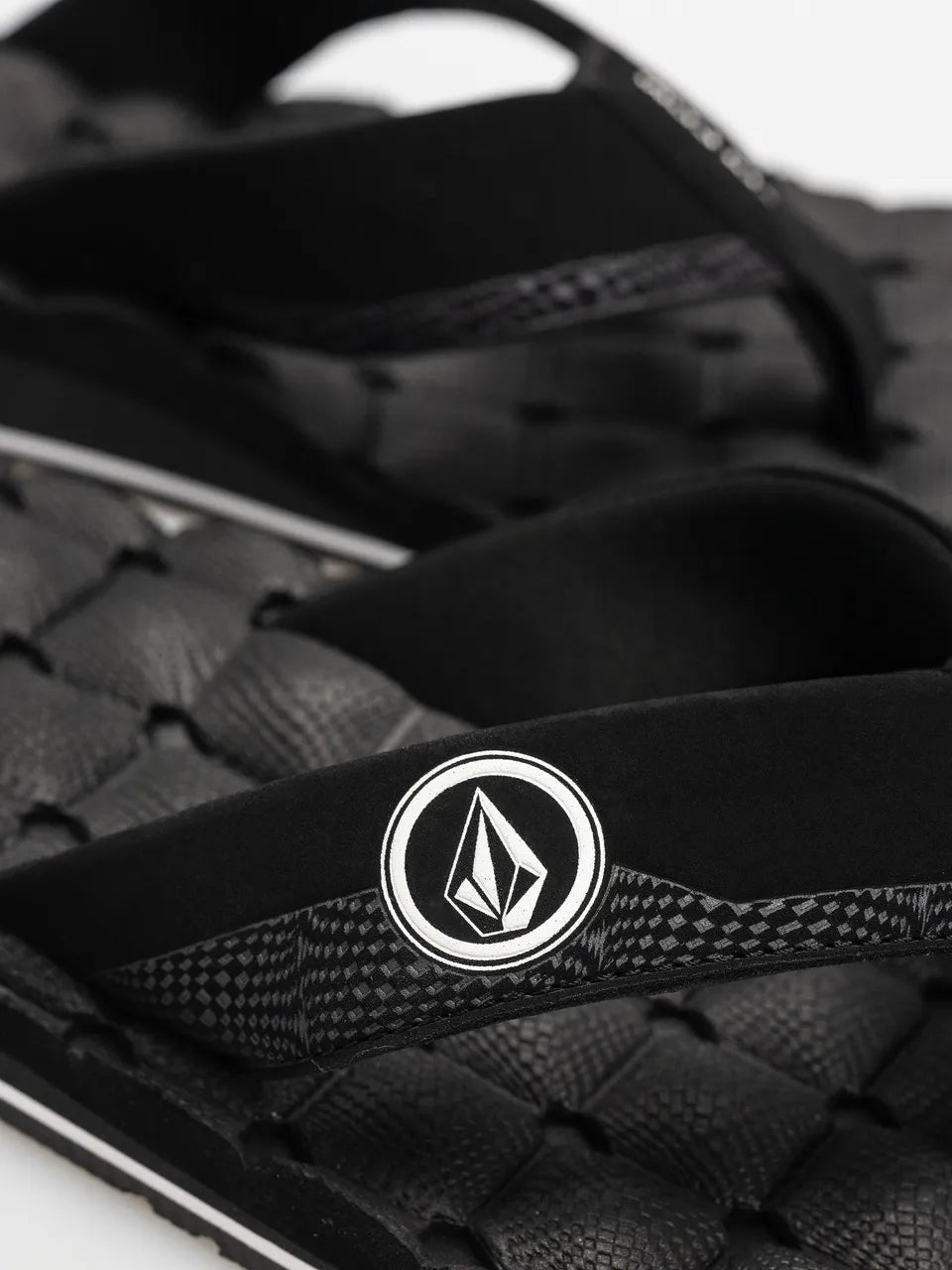 Volkom Recliner Slide flip-flop black logo