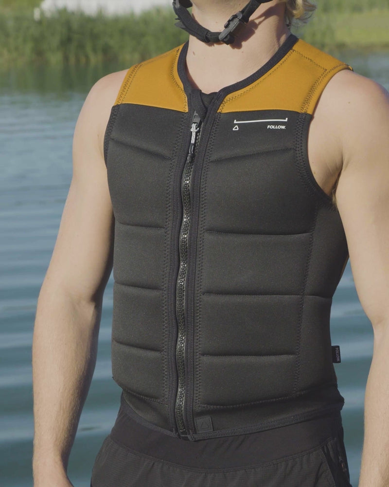 Follow Vest SECTION - Orange/Black-4