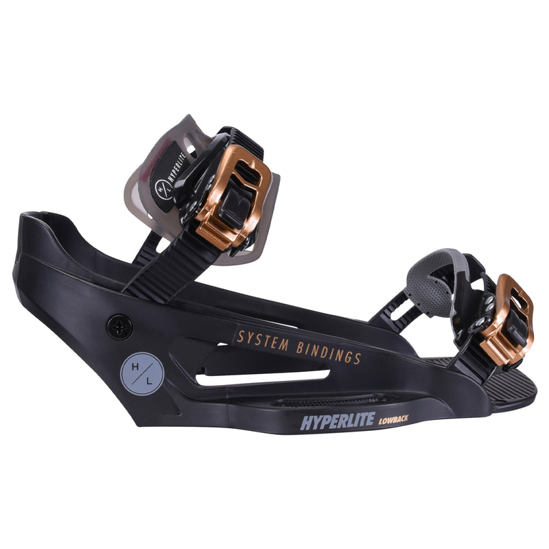 Hyperlite wakeboard binding SYSTEM LOWBACK - Black 2024-5