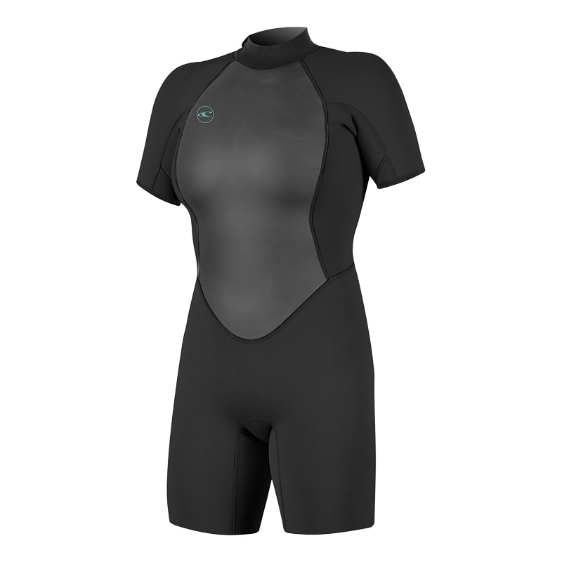 O'Neill Women's Reactor 2mm Back Zip S/S Spring Wetsuit – lightweight comfort for warm water sports