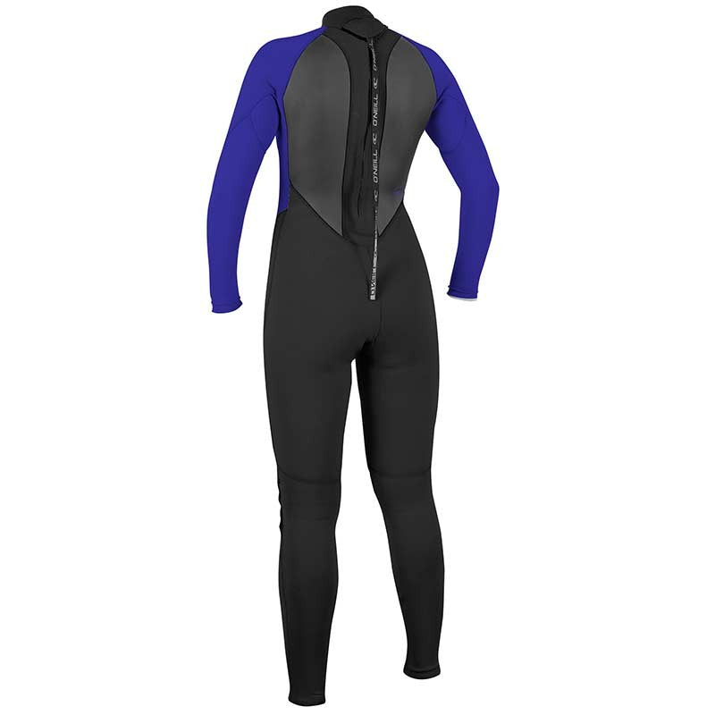 Durable O'Neill Women's Reactor 3/2mm Back Zip Full Wetsuit for moderate water conditions