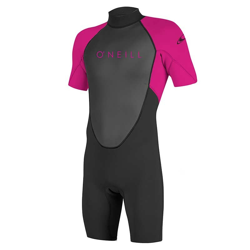 O'Neill Youth Reactor 2mm Back Zip S/S Spring Wetsuit – lightweight and flexible for young water enthusiasts