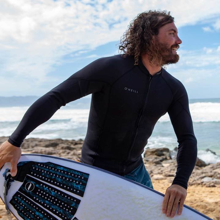 Durable O'Neill Reactor-2 1.5mm Front Zip Jacket for water sports in mild conditions